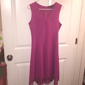 Donna Morgan Hot Pink Sleeveless Dress Size 12